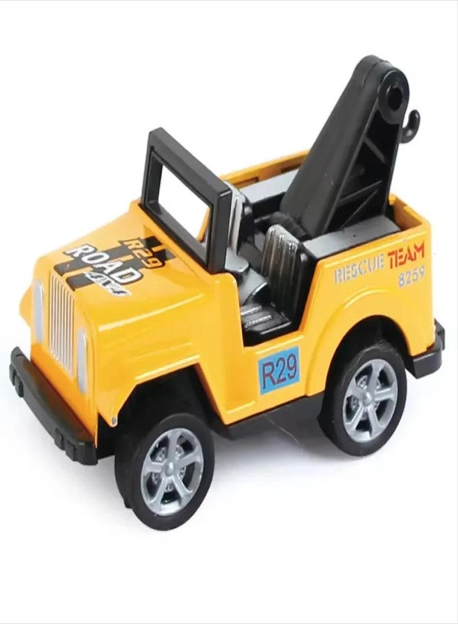 LitTOLS - 4Pcs Pullback Metal Diecast Realistic City Help Rescue Jeep Toys Set for Kids - Image 3